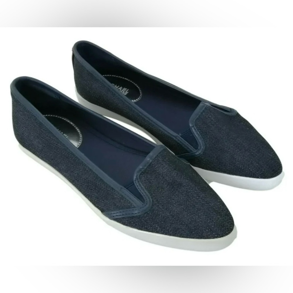 Michael Kors Denim Sneaker NAVY Blue